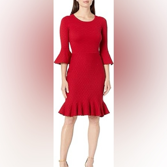 Sandra Darren Dresses & Skirts - NWOT SIZE L Sandra Darren Scarlet Midi Dress